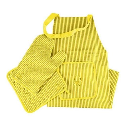 Tablier Benetton Be Jaune (3 Pcs)