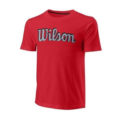 T-Shirt Slim En Coton Wilson Script - Wilson Red - 2xl