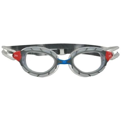 Zoggs Predator-Regular Fit Unisexe, Transparent-Gris-Transparent, Coupe Droite