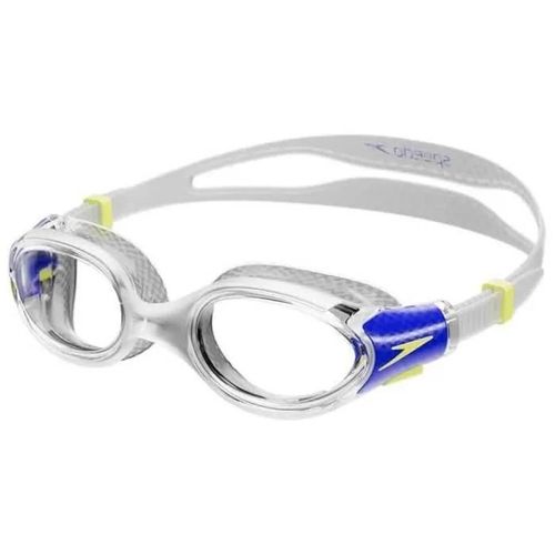 Speedo Lunettes Unisexe Biofuse 2.0 Pour Enfants, Transparents-True Cobalt-Lemon Drizzle, Onesz