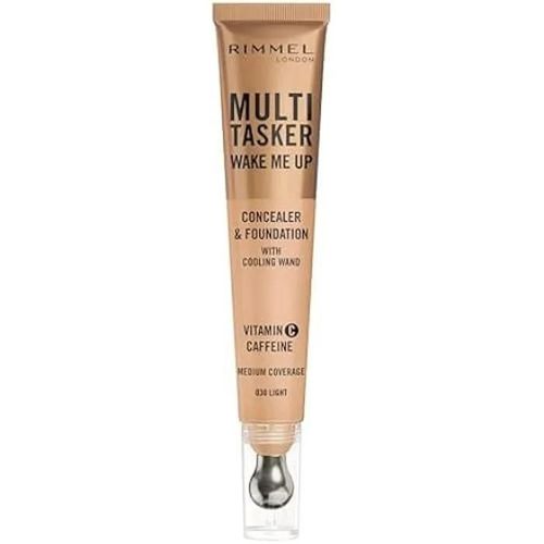 Fond De Teint Et Correcteur - Rimmel - Wake Me Up - 30 - Light - 20ml - Sans Parfum 