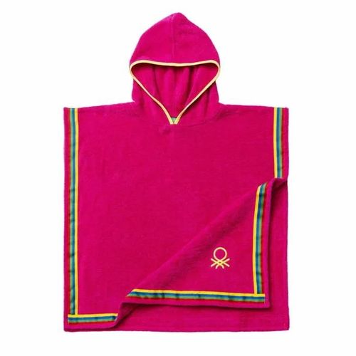 Peignoir De Bain Benetton Kids Be 7-9 Ans Fuchsia