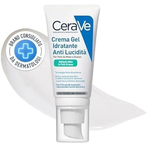 Gel-Crème Hydratant - Cerave - Oil Control - 52ml - Peaux Mixtes À Grasses - Non Gras 