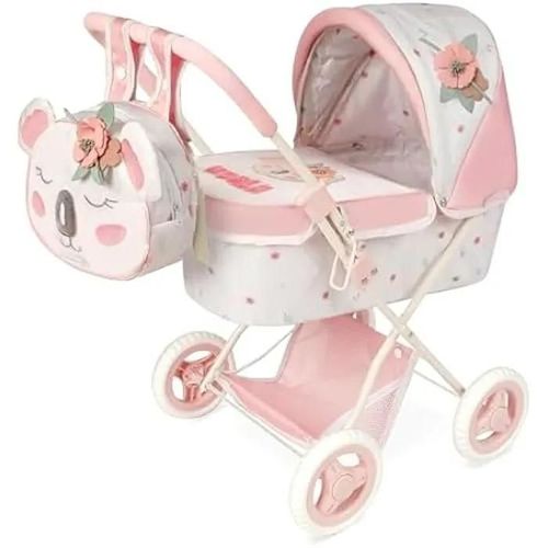 Poussette de Poupées - DeCuevas - Koala Pliable - Roues Silencieuses en Caoutchouc