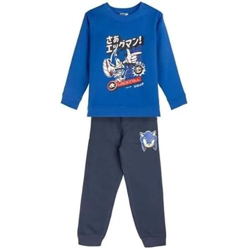 Survêtement - Sonic - Ensemble 2 Pièces - Coton Et Polyester - Mixte - 3 Ans Et Plus
