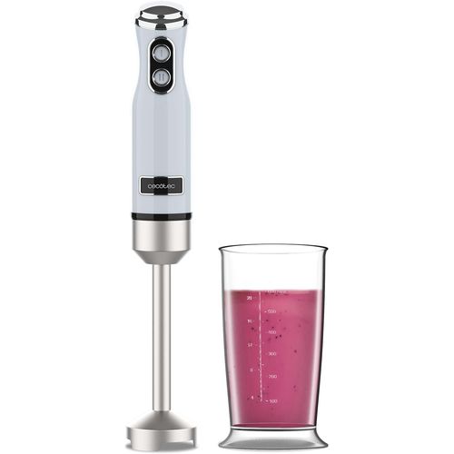 GOTHICANA BY EMPBlender Mixeur Power Retroblue 1200Max. Puissance Maximale 1200 W, Technologie Crossblades, 4 Feuilles Revêtues En Titane Noir, 2 Vitesses, 0,5 L De Capacité, Cloche Anti-Éclaboussure