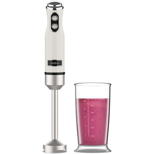 GOTHICANA BY EMPBlender Mixeur Power Retrobeige 1200Max. Puissance Maximale 1200 W, Technologie Crossblades, 4 Feuilles Revêtues En Titane Noir, 2 Vitesses, 0,5 L De Capacité, Cloche Anti-Éclaboussur