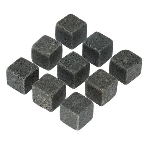 Glaçons Pour Whisky, Charbon, Vin, Boissons, Cubes Refroidisseurs, Roches, Poudres De Granit, Glaçons, Champagne, 9 Pièces