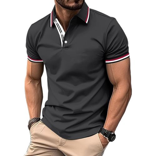 Polo Pour Homme Manches Courtes Golf Polo Léger Été Chem S Respirantes T Shirt Séchage Rapide