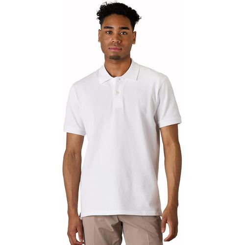 1 Polo Homme À Manches Courtes 100% Coton Piqué M19 Blanc Xl