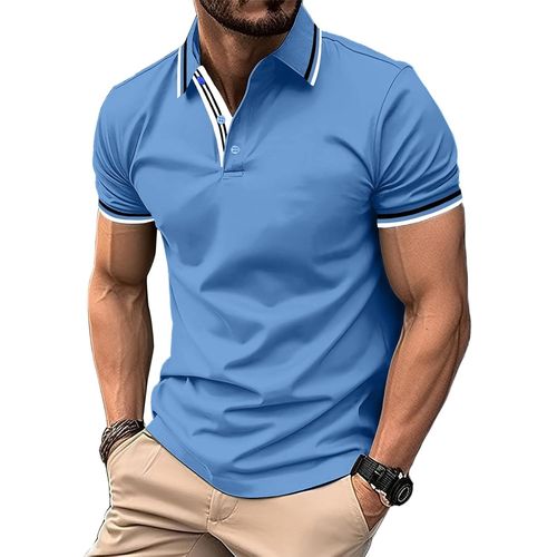 Polo Pour Homme Manches Courtes Golf Polo Léger Été Chem S Respirantes T Shirt Séchage Rapide