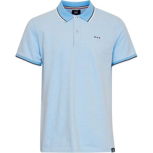 Fqevander Polo À Manches Courtes Pour Homme, Bleu Poudré (144214), S
