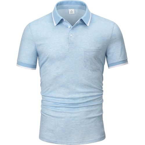 Polo Hommes Chem Basic Coton Business Polo T Shirt Hommes Chem S À Manches Courtes