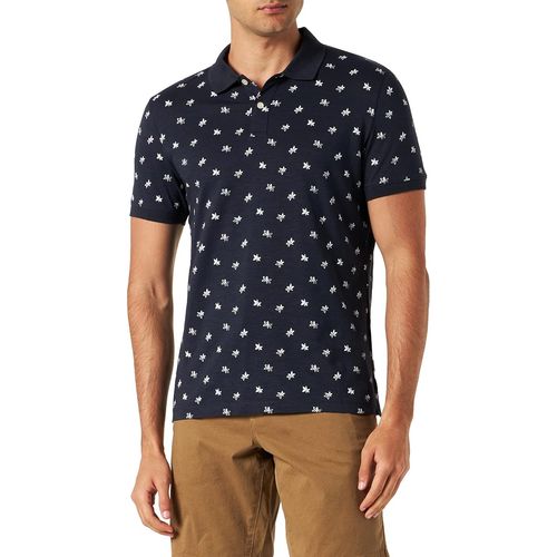 Polo À Manches Courtes, Blau, M Homme