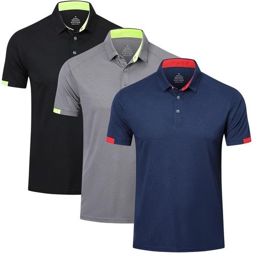 Polo Homme Manches Courtes Sport Golf Shirts Homme Confortable Et Respirant Outdoor Polo Shirts