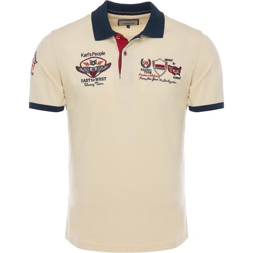 6681 Polo Pour Homme Avec Détails Brodés Haut De Gamme