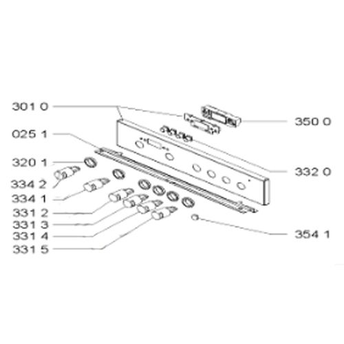SOS Accessoire Bouton pour Four cuisinière LADEN 480121100272 Four cuisinière (480121100272 ARISTON HOTPOINT BAUKNECHT LADEN WHIRLPOOL)
