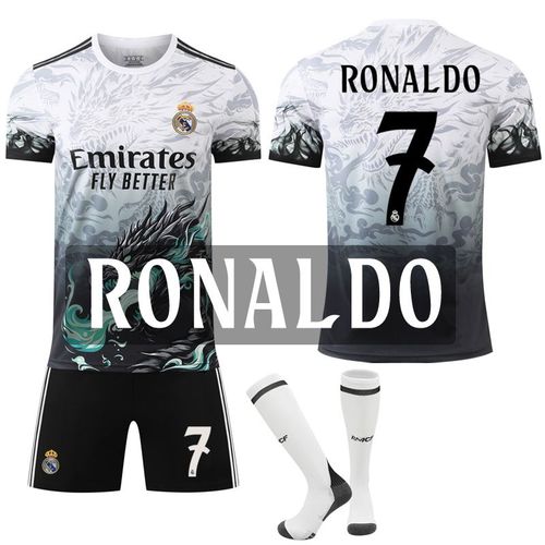 Maillot De Foot Dragon Personnalisés Enfant/Adulte (Fille, Garçon) - No.7 Ronaldo - Cadeau Pour Fans De Football
