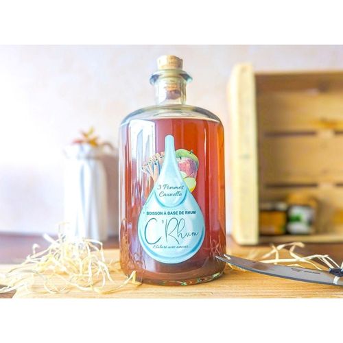Rhum Élaboré 3 Pommes Cannelle 70cl