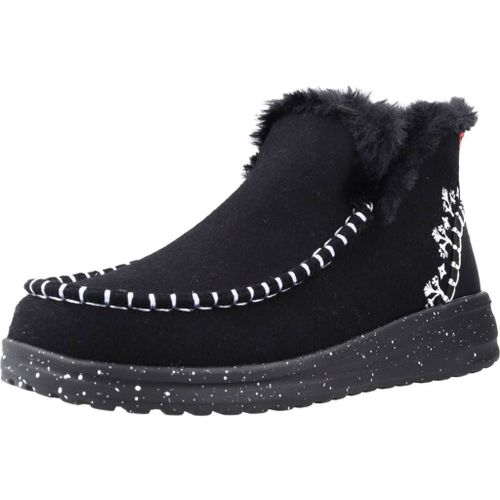 Hey Dude Denny Faux Shearling Colour Noir