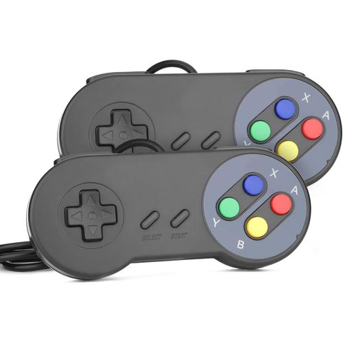 CLOUDDS_Gaming Gp100-Paire De Manettes Usb Compatible Avec Pc(Windows,Mac,Linux) Et Tv Box(Android,Raspberry Pi)