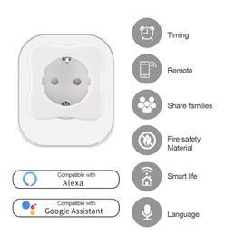 Prise de Courant Intelligente Tuya WiFi 16A Fonction de Synchronisation Du  Moniteur D'Alimentation Prise de ContrôLe Smart Life APP pour Alexa Google  Home Italie