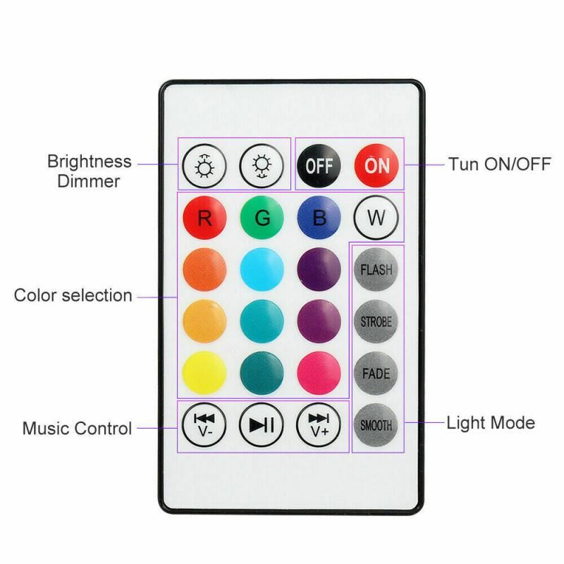 E27 Rvb Sans Fil Bluetooth A Men La Lumire D'ampoule Tlc... - 4
