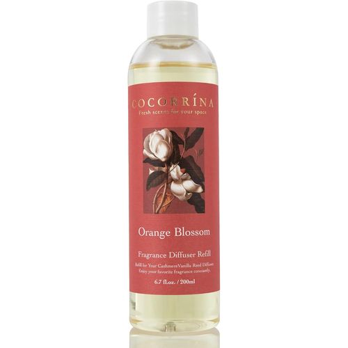 ytseazn-Recharge Diffuseur De Parfum-Fleur D'Oranger 200Ml Huile Parfumée Pour Diffuseur À Roseau Parfum D'Ambiance Pour Chambre À Coucher,Salle De Bain,Bureau,Maison Déco