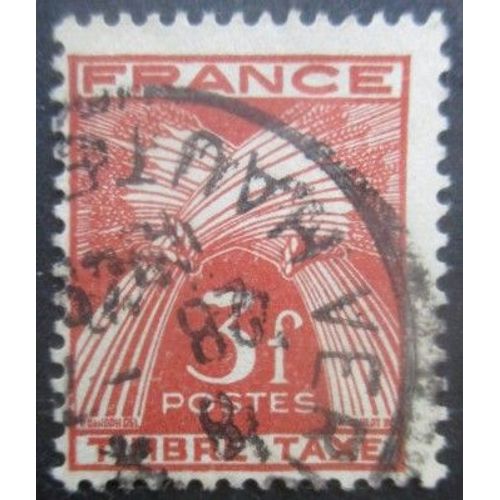 France Taxe N°83 Oblitéré