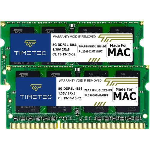 ytseazn-16 Go Kit (2X8Go) Compatible Pour Apple Late 2015 Imac (27'' Avec Écran Retina 5K) Ddr3L 1867Mhz/1866Mhz Pc3L-14900 2Rx8 Cl13 1.35V 204 Pin Sodimm Memory Module Mac Ram Upgrade Pour Imac 17,1