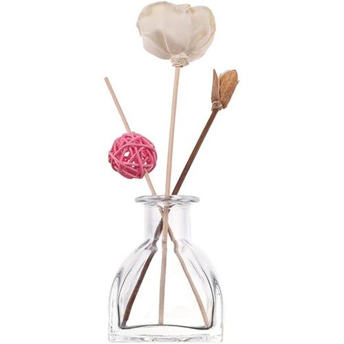 Ytseazn-1 Flacon Diffuseur De Parfum Vide Rechargeable En Verre Transparent De 50 Ml Pour Bricolage,Diffuseur D'huiles Essentielles,Projets D'artisanat,Fête De Mariage 