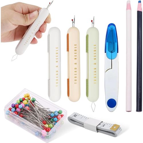 Ytseazn-8 Pièces Decoud Vite 2 En 1 Decouseur Decouseur Fil Couture Découd Vite Decoud Vite Couture Coupe Fil Couture Coupe Fil Couture Désenfiler Enfiler L'aiguille Coupe-Fil Portable Jeu D'outils Couture