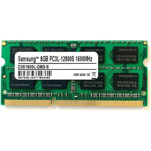 ytseazn-Samsung 3Rd 8Go Ddr3 1600Mhz So-Dimm Pc3L-12800S 2Rx8 1,35V 204Pin