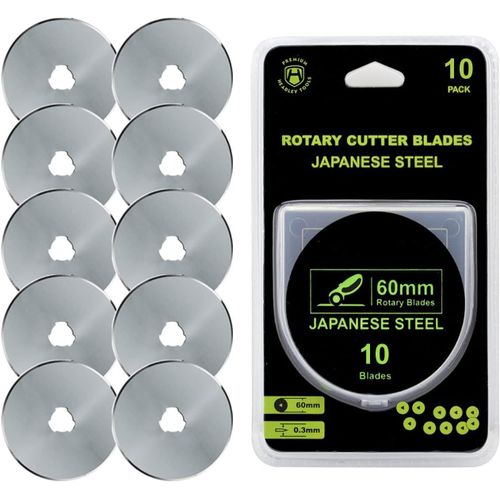 ytseazn-Outils Lame De Cutter Rotatif 60Mm (Lot De 10)
