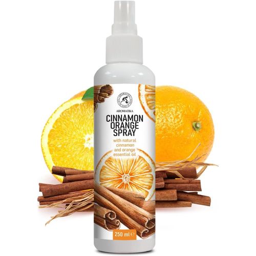 Ytseazn-Aroma Spray Cannelle-Orange 250ml-Huile Essentielle De Cannelle Et D'orange-Brume D'ambiance Parfumée-Parfum De Noël Et De Linge-Spray D'intérieur 