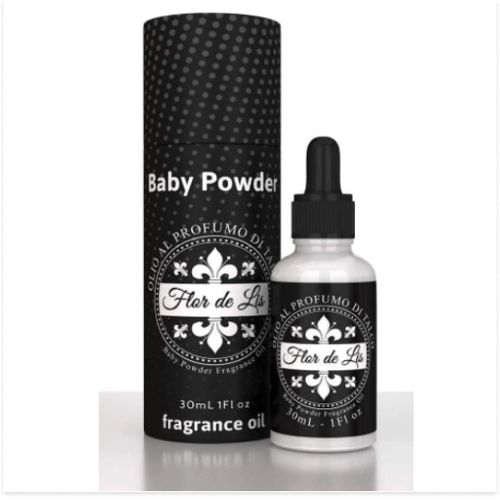 ytseazn-Huile De Parfumée Poudre Pour Bébé-Huiles Essentielles De Talc-Diffuseurs,Parfum Ambiance,Boules De Séchage Pour Linge,Savon,Bougies,Cire-Flacon 30Ml Compte-Gouttes