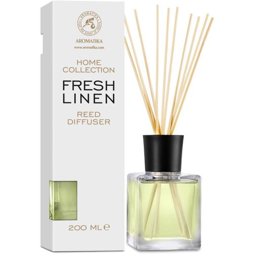 ytseazn-Diffuseur Parfumé Linge Frais 200Ml-Diffuseur À Roseaux-Bâtonnets De Parfum-Parfum Ambiance-Parfum De Fresh Linen-Desodorisant Maison-Diffuseur À Roseau
