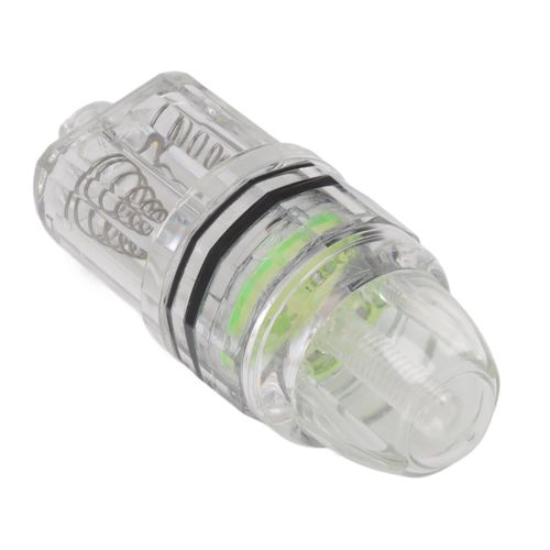 Lampe De Peche A Led Transparente Alimentee Par Piles Aa, Ideale Pour La Peche A La Traine En Mer Et En Eau Douce, Verte