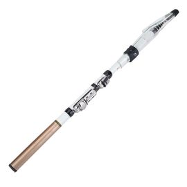 Canne A Peche Telescopique Portable En Fibre De Carbone (2,1 M)