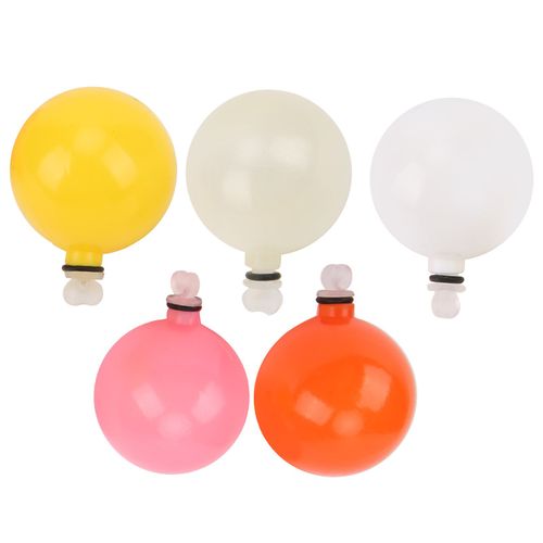 Lot De 5 Flotteurs En Mousse A Coller En Plastique, En Forme De Larme, Avec Indicateur De Frappe, Pour La Peche A La Mouche