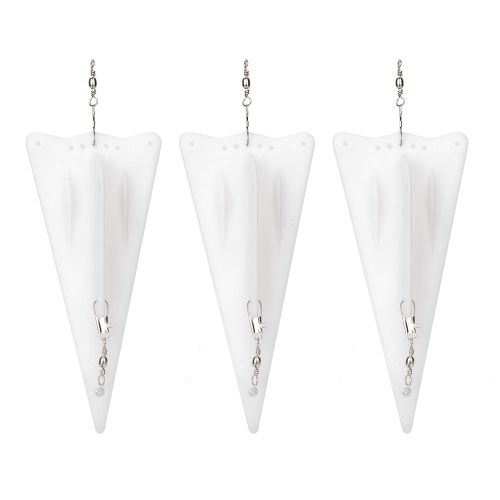 Lot De 3 Leurres De Peche Artificiels En Plastique Pour La Peche A La Traine
