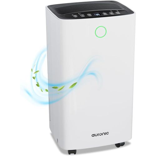 CLICKSELL-Deshumidificateur D Air Electrique-Déshumidificateurs-Desumificateur Electrique-Dehumidificateurs-Absorbeur D'Humidité Electrique-Dehumidifier-Silencieux-12L Par Jour