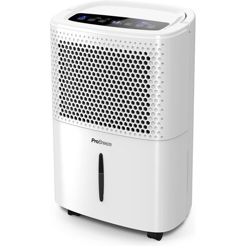 CLICKSELL-Déshumidificateur D'Air Silencieux 12L/Jour-Absorbeur D'Humidité-40 Db, Réservoir 1,8L, Drainage Continu, Minuterie 24H, 3 Modesidéal Contre L'Humidité & Moisissure