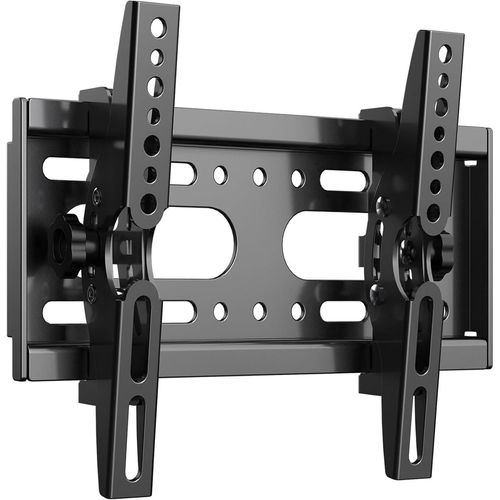CLICKSELL-Convient Pour Le Support Tv Incliné De 14 À 42 Pouces, Max Vesa 200 X 200 Mm Jusqu'À 25 Kg, Support Moniteur, Support Tv 17 19 21 24 27 Pouces, Support Mural Pour Tv, Montage Mural Tv