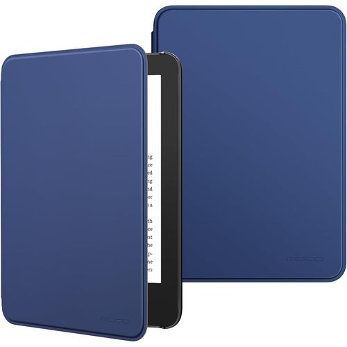 CLICKSELL-Étui Compatible Avec 6"" Kindle 11E Génération Version 2024/2022 & Version Internationale, Coque Légère Avec Réveil/Sommeil Automatique Pour Liseuse Kindle 2024 11E Gén., Marine Bleu