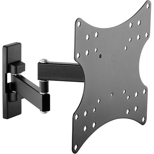 CLICKSELL-49714 Support Mural Tv Orientable Et Inclinable Pour Écrans 23-42 Pouces (58-107 Cm) Accroche Television Mural Charge Max. 15 Kg/Fixation Tele Avec Bras Pour Moniteur Vesa 150X100 Noir