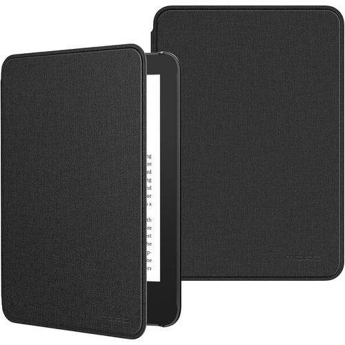 CLICKSELL-Étui Compatible Avec 6"" Kindle(11E Génération Version 2024/2022) & Version Internationale, Coque Légère Avec Réveil/Sommeil Automatique Pour Liseuse Kindle 2024 11E Gén, Denim Noir