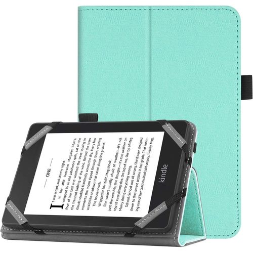 CLICKSELL-Coque De Protection Universel Pour Kindle Paperwhite Kobo Liseuse 6 Pouces, Étui Folio Compatible Avec La Liseuse Sony/Kobo/Tolino/Pocketbook/Kindle 6 Pouces-Mint