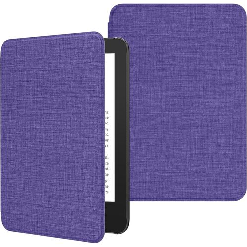 CLICKSELL-Étui Compatible Avec 6"" Kindle 11E Génération Version 2024/2022 & Version Internationale, Coque Légère Avec Réveil/Sommeil Automatique Pour Liseuse Kindle 2024 11E Gén., Violet Foncé