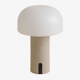 Lampe De Table Led Sans Fil Jadzia Tapioca Beige